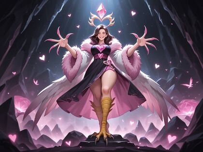 Exploring the Cave with Full-Bodied Curves and Wide Hips in hentai AI Picture