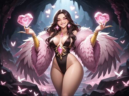 Mounds of Pink Gems Detailing Ultra-Sexy Abdomens in Hentai AIPorn