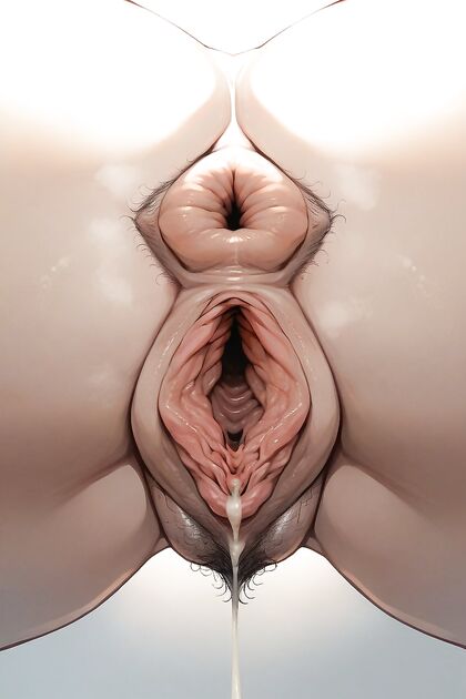Best View of Gigantic Gaped Asshole After  Hentai Sex Ai Hentai Image