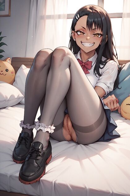 Noelle Silvablack Nailed Naked in Realistic Grinning Hentai Picture