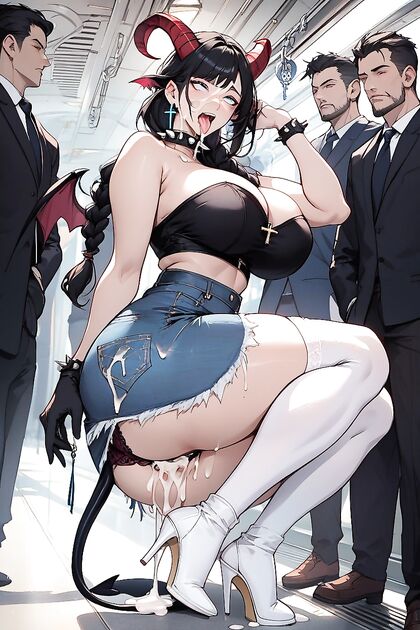 Leopard Panties and Goat Horns – High-Res Hentai Fantasy Picture