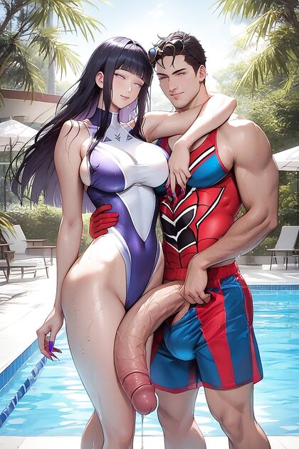 Oily Skinned Beauty with Big Hips Gives Sensual Handjob in Hentai AIPorn