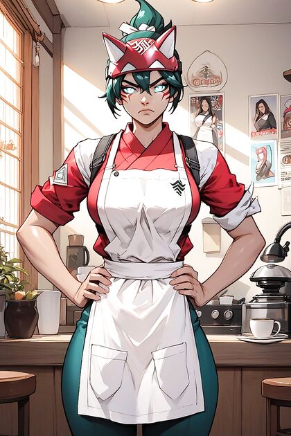 Skinny Kiriko from Overwatch Gets Wild in Small-Ass Hentai Picture