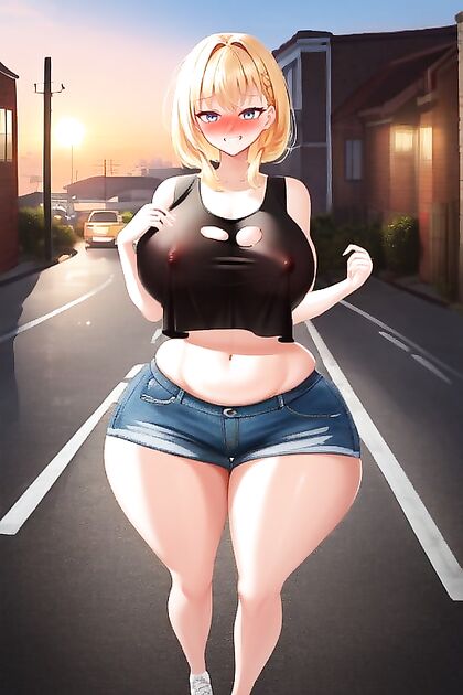 Sunny at 18 – Front-On Picture in Steamy Hentai Images