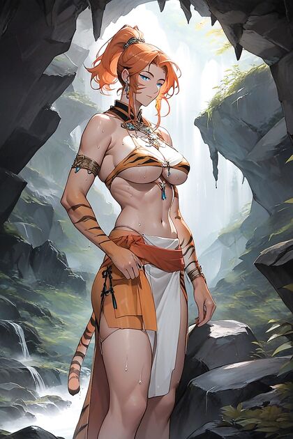 Exploring the Cave with a Naughty 18-Year-Old in Steamy Hentai Picture