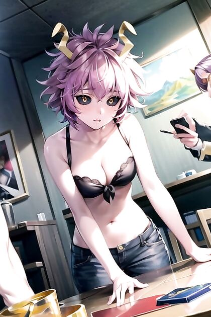 Ashido Mina from My Hero Academia in Seductive Hentai Picture