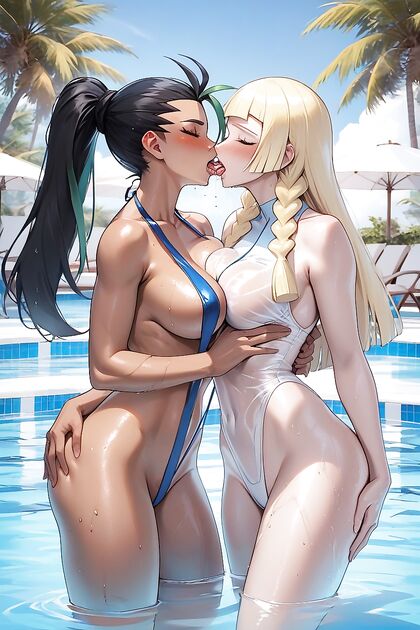 Blushing Beauty in Nylon Stockings Takes On a BigDick Hentai Adventure