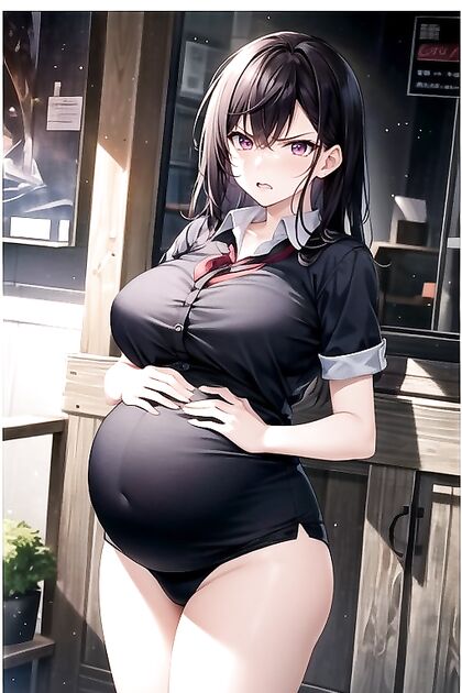 Medium Breasts Bound Behind Her Back in Softly Lit Hentai Porn