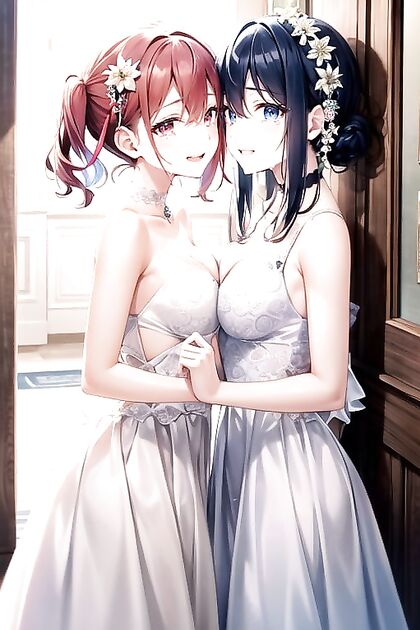 Redheaded Beauty Smiles and Kisses Her Way Through Steamy Hentai Images