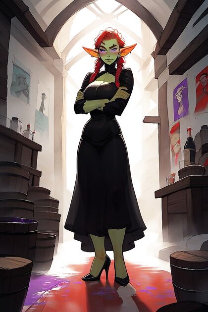 Worth's Arms Crossed in Steamy Goblin Hentai Picture