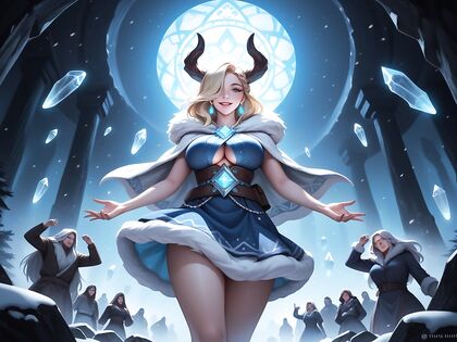 Rounded Hips in Frame Glow in Neon forMind-blowing Hentai Pleasure