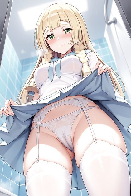 Milking Machine Picture with Garter Belts and Revealing Panties in Hentai AIPorn