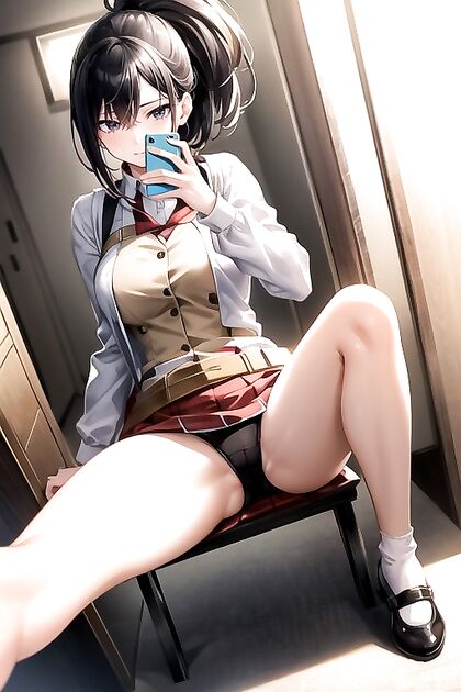 Undresses and Spreads Her Legs for Steamy Hentai Pleasure