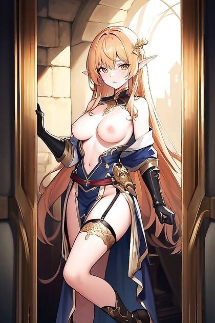 Multi-Angle View of Fit Girl 18+s in Off-Shoulder Outfits for steamy Hentai Picture