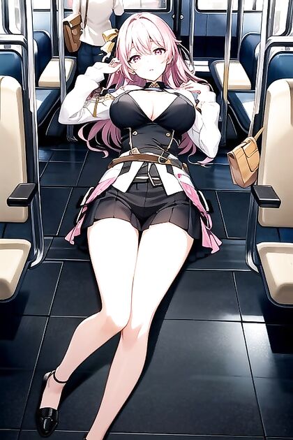 Thick-Lined Harem Fantasy in Seductive Laying Hentai Images