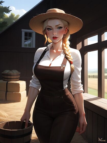 Sunny the MILF Farmer Gets Plowed in steamy Hentai Picture