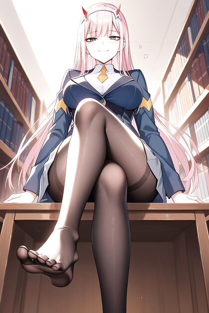 Teacher Blushing Softly in Gentle Hentai Picture