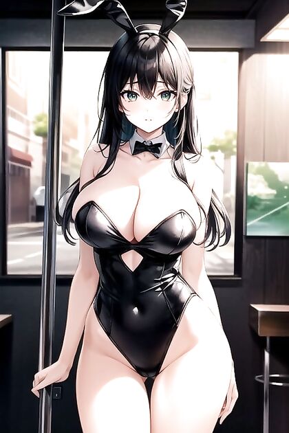 Sultry Green-Eyed Beauty with Massive Ass in Sinful Hentai Picture