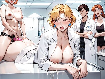 Blonde Lactation Fantasy with Ultra-Detailed Facial Features in Hentai AIPorn