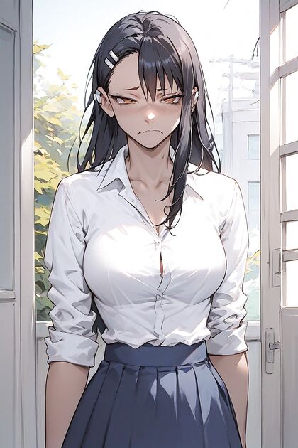 Tired Face in Sexy Skirt for  Hentai Pleasure