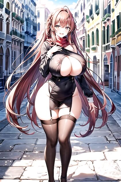 Venice-inspired Full Body Bangs in Mesmerizing Hentai Picture