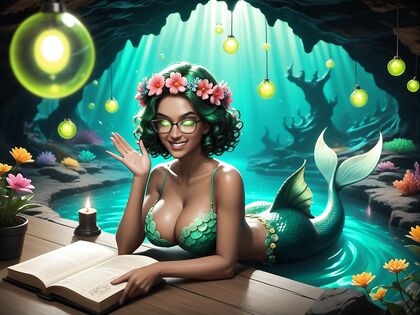 Teen 18+ Exploring Mystical Cave Falls in Erotic Hentai Dream Sequence