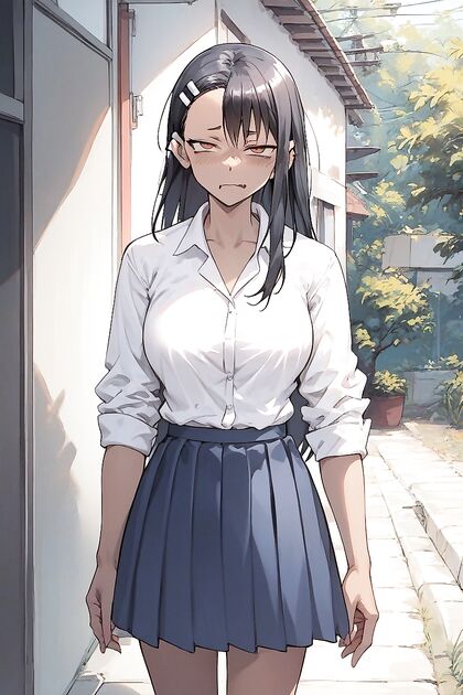 Tired and Confused Girl 18+ Dressed in Sexy Outfit for Steamy Hentai Images