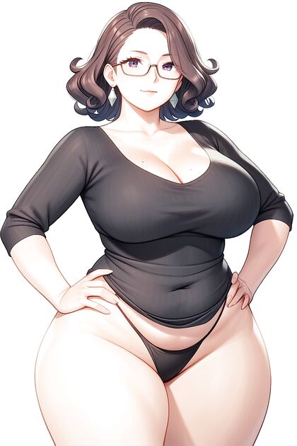 Tiny 18+ yet Voluptuous bbw in Thong for Steamy Hentai Adventures