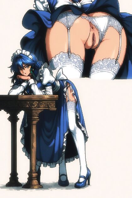 Garter Belt and Stockings Picture in High-DPI HentaiAIPorn