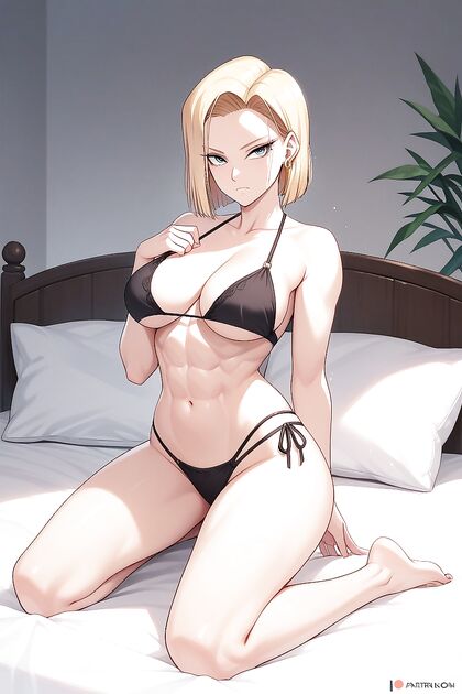 Android Kneels for  Bedroom Hentai Picture