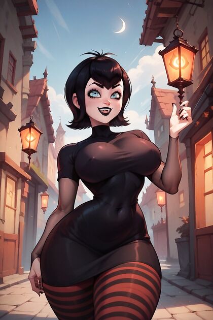 Mavis from Hotel Transylvania Gets naughty in Full-Clothes Hentai Fun