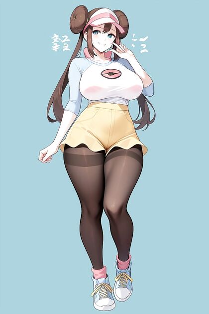 Rosa from Pokémon Gets Naughty in Sneakers forSTEAMY Hentai Fun