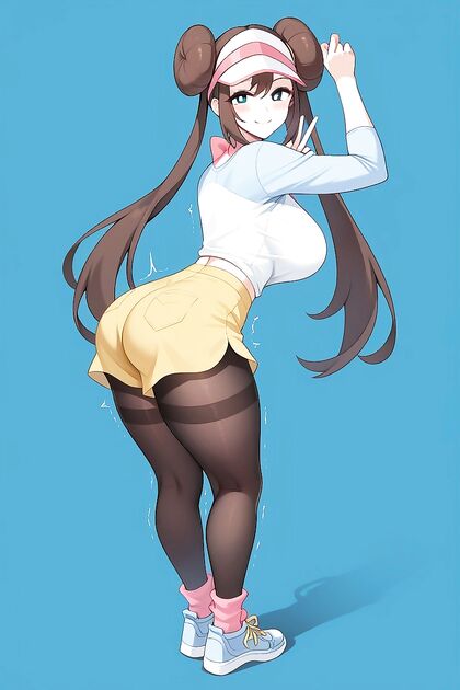Rosa from Pokémon in Sneaky Sneaker Sex for 18+ Hentai Pleasure
