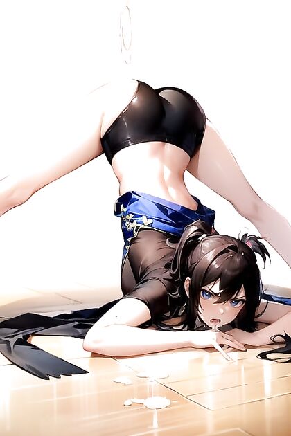 May from Pokémon Gets Creamy Finish with Sexy Ponytail in Steaming Hentai Picture