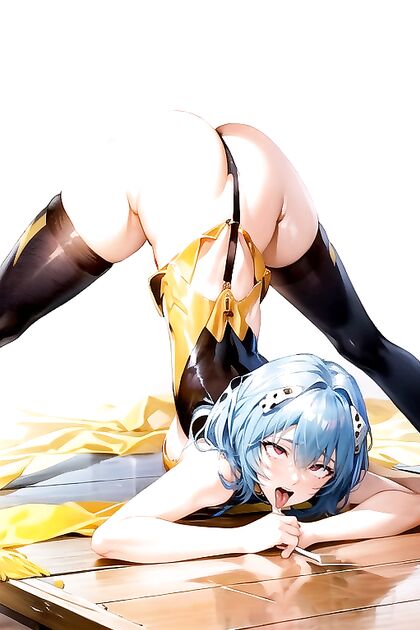 Asian Beauty with Big Ass Legs Spread Wide in Erotic Hentai Image