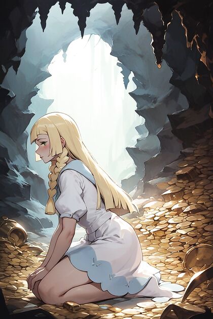 LilliePokemon Explores the Moshy Cave Room’s Hidden Treasures in Seductive Side-View Hentai'Picture