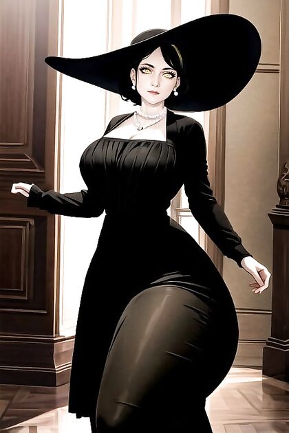 Lady Dimitrescu's Enormous Ass Takes Center Stage in Sinful Hentai Images