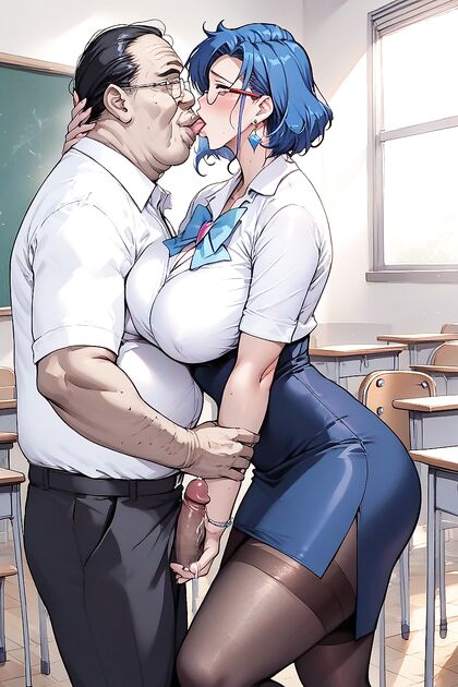 voluptuous Teacher MILF Takes Control in Steamy Hentai Images