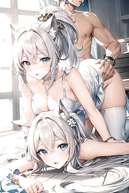 Leafa from Sword Art Online Gets Wild in Ponytail Doggystyle Hentai Picture