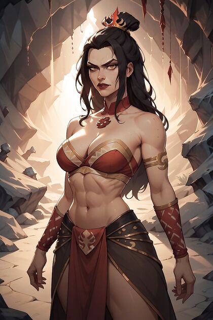 Azula from Avatar Seduces in Tribal Wear for Cave Erotic Adventures