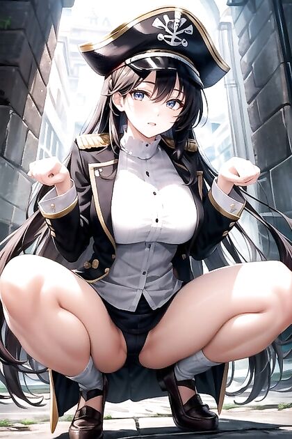 Embarrassed African Goddess Sucks Cock in steamy Hentai Image
