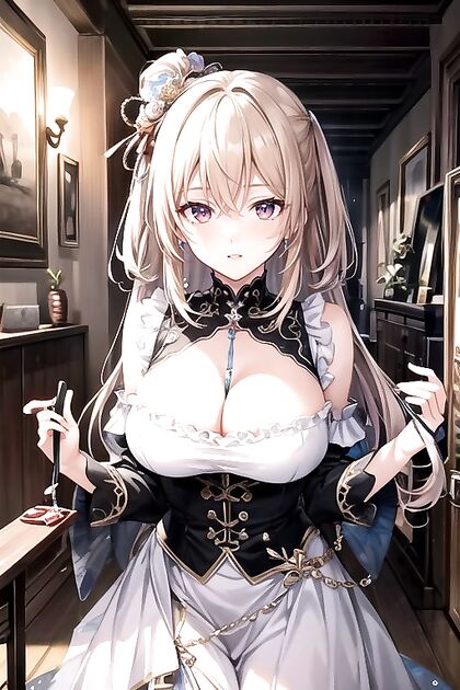 African Hentai Beauty Gives a naughty View andMind-Blowing Blowjob