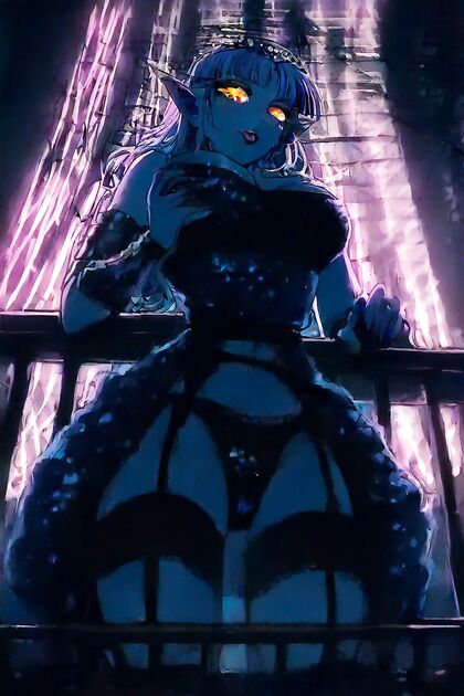 Erect Nipples Peek Through Lean Body's Strapless Top inSTEAMY Hentai Picture