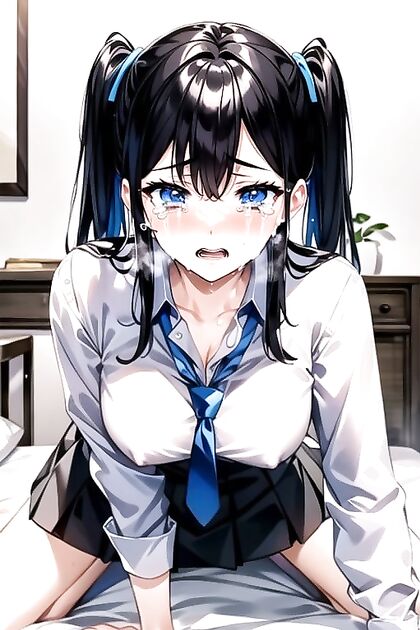 Cum-Covered with Tiny 18+ Ass in naughty Hentai Picture
