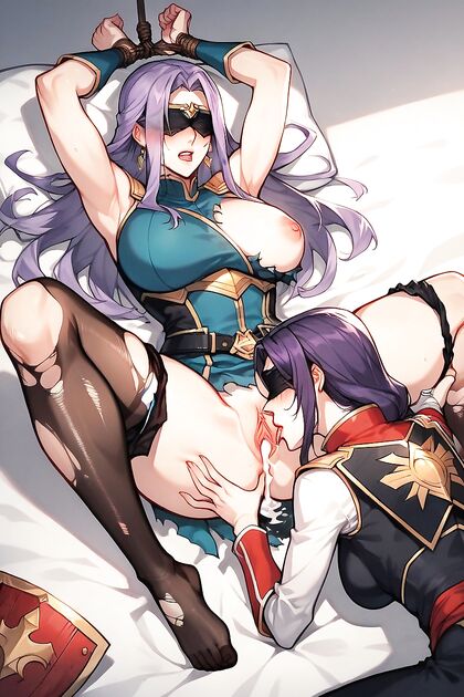 Embarrassed Girl 18+'s Panties Pulled Down for  Hentai Cunnilingus Pleasure