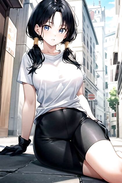 Videl from Dragon Ball Z Stars in Seductive Hentai AI Picture
