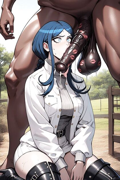 Woman with Big Eyes Enjoys Flared Cock in Steamy Hentai Picture