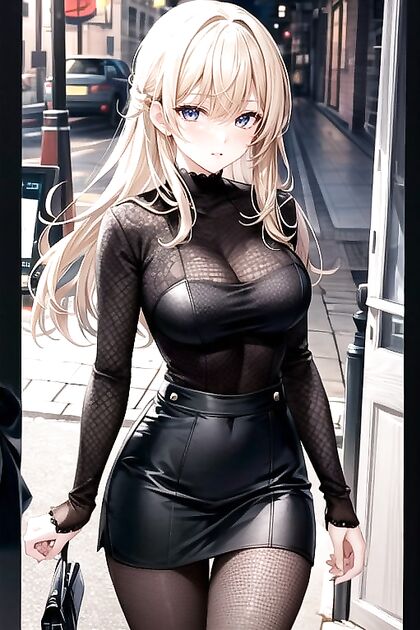 Mini-Skirted Beauty Gets naughty in Detailed Hentai Images