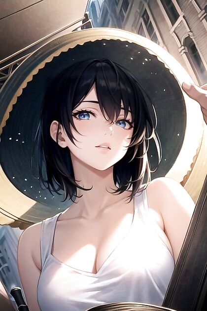 African Beauty Shows Off Her Busty Glamour in Steamy Hentai Images