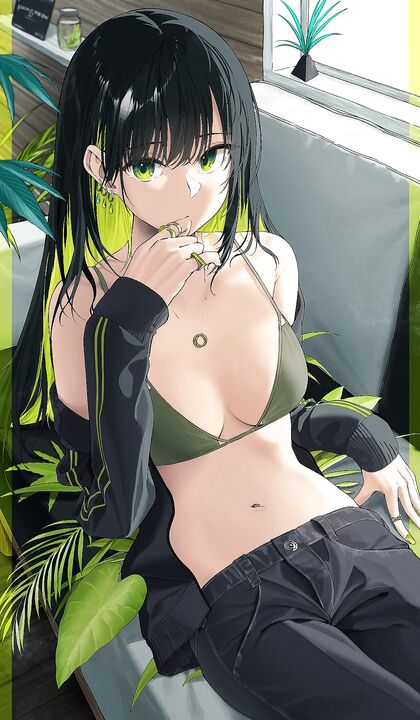 Blacked out by green hottie - Hentaicollision in XXXporn